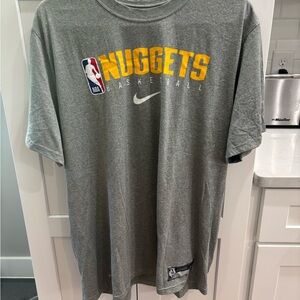 Nike Nuggets Gray Basketball Tee